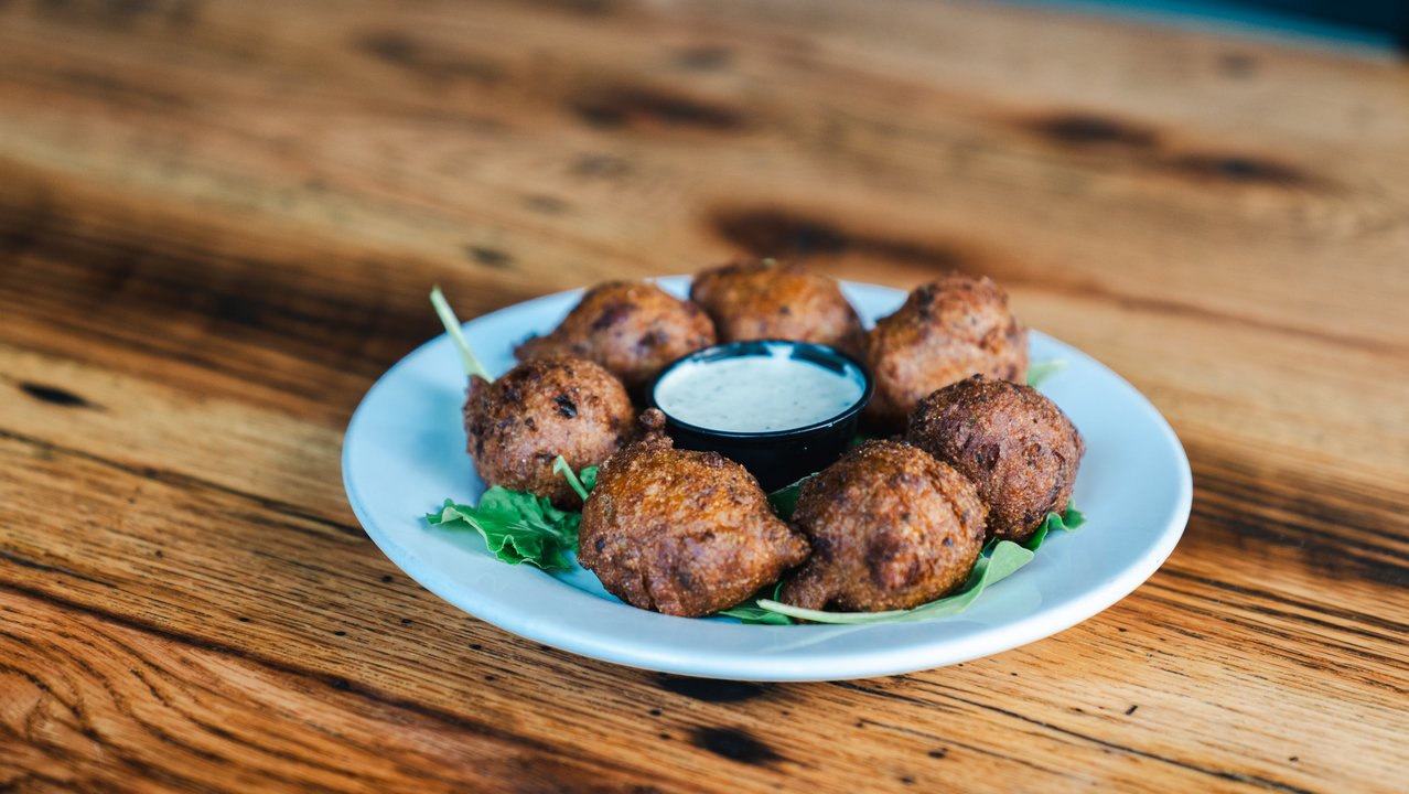 Fried Okra Fritters