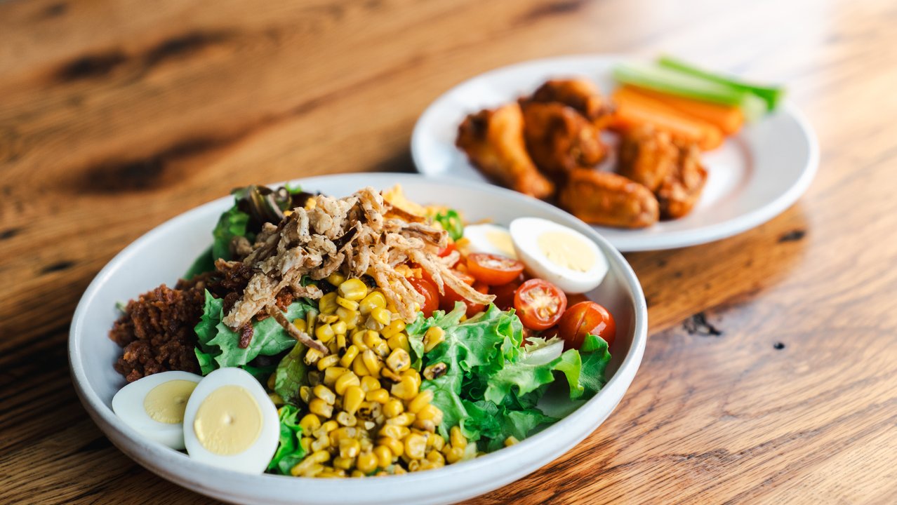 Cobb Salad & Wings